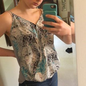 Spaghetti strap blouse